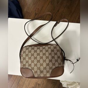 Gucci Bree GG Canvas Crossbody Bag